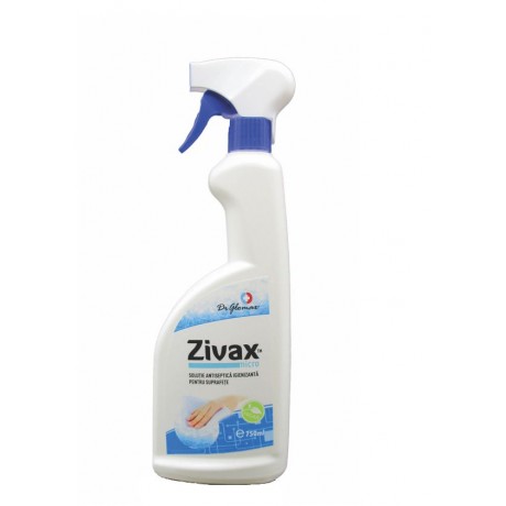 Pachet solutii antiseptice, cu rol dezinfectant - Bioxisept spray maini 750ml, Zivax spray suprafete 750ml, 5 geluri de maini 100ml