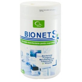 BIONET S – Servetele dezinfectante pentru suprafete 150 buc.