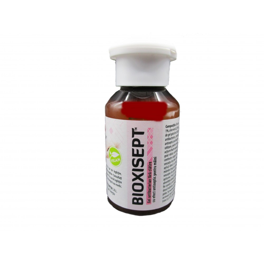 Bioxisept Gel Dezinfectant pentru maini, fara clatire cu efect antiseptic, 100ml