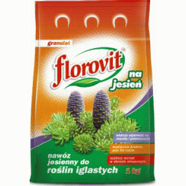 Florovit Ingrasamant granulat de toamna pentru conifere 3 kg.