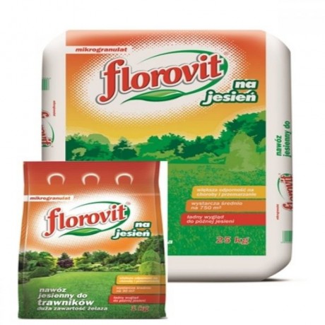 Ingrasamant granulat Florovit de toamna pentru gazon 8 kg.