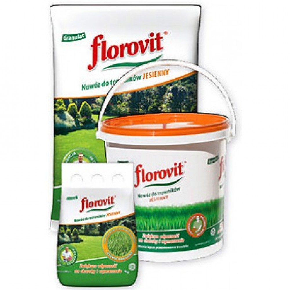 Ingrasamant granulat Florovit de toamna pentru gazon 8 kg.