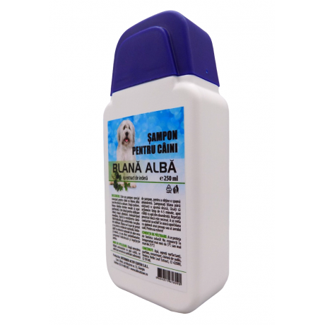 Sampon pentru Caine cu Blana Alba - 250 ml