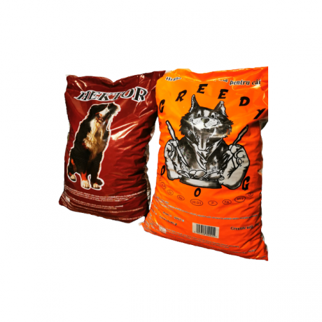 Pachet de la Hector si Greedy pentru un catel sanatos 10 kg per sac