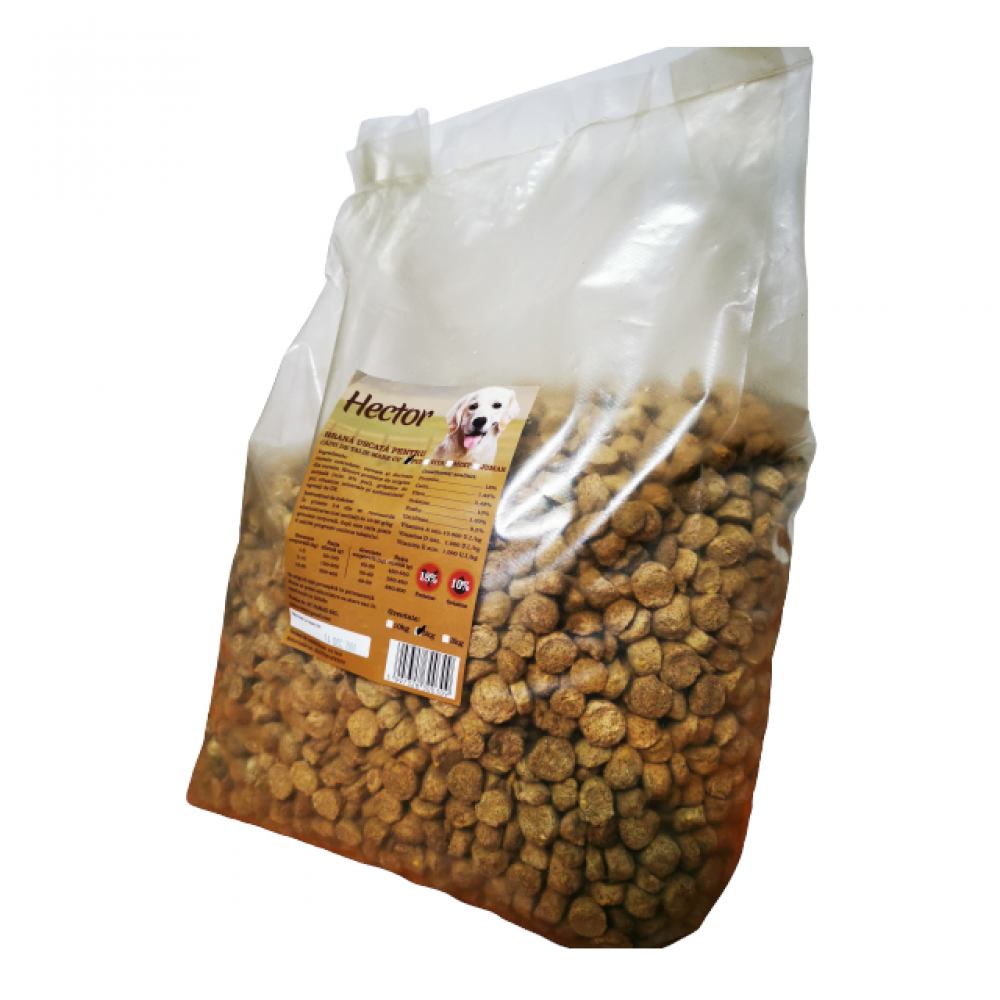 Hector hrana uscata pentru catei,aroma pui,5kg