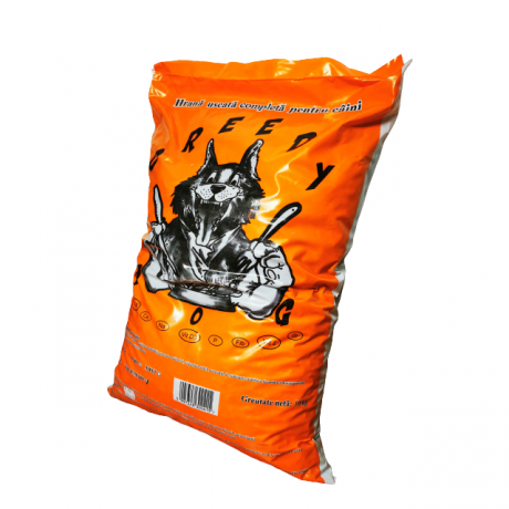  Hrana uscata pentru caini Greedy, aroma vita, 10 kg