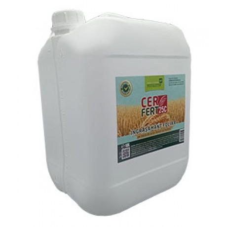 Ingrasamant foliar biostimulator, formulat pe baza de acizi humici, pentru toate tipurile de cereale, CerFert25C, 10l.