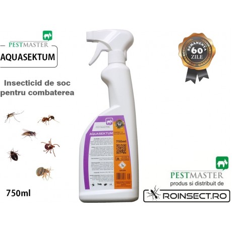 Insecticid de soc pentru combaterea insectelor taratoare si zburatoare - Aquasektum 750 ml