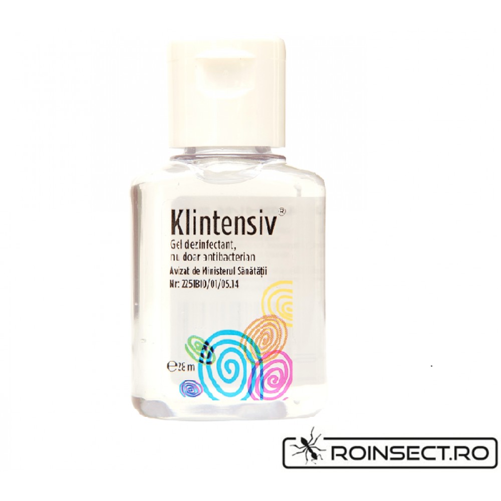 Klintensiv Mini Dezinfectant gel de maini 28 ml