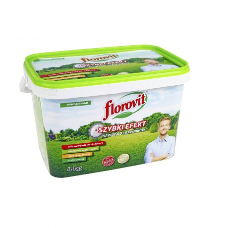 Florovit - Ingrasamant specializat granulat pentru gazon cu efect rapid 4kg.