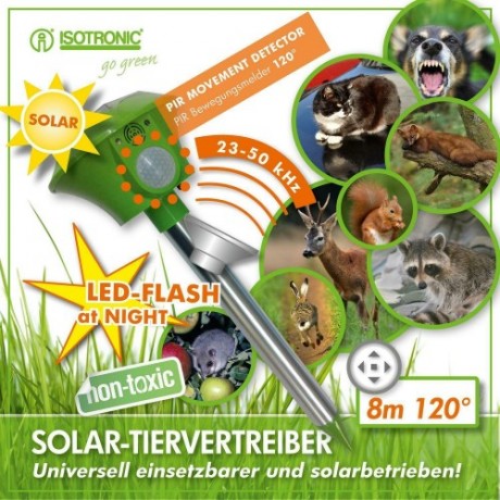 Isotronic 60010, Dispozitiv solar anti animale 1000mp.