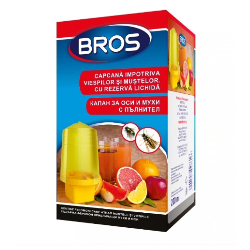 BROS Capcana pentru viespi cu rezerva lichida 200ml. (088)