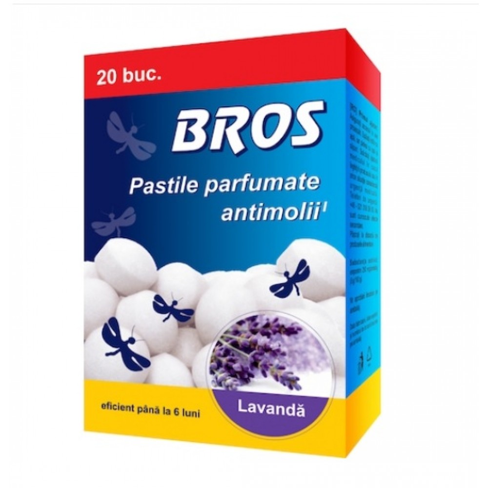 BROS Pastile parfumate anti molii 20buc. (203)