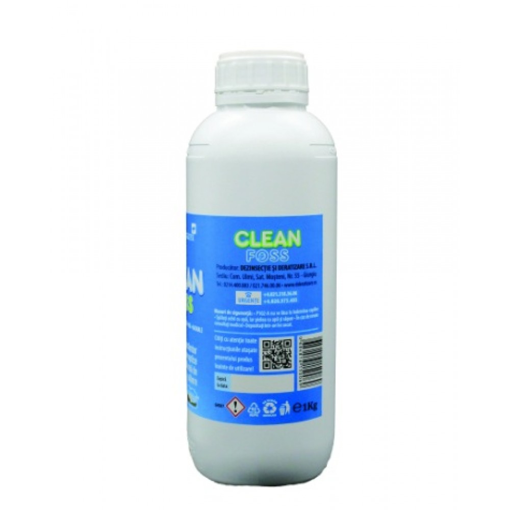 Clean-Foss, bioactivator fose septice sub forma de pulbere, 1kg.