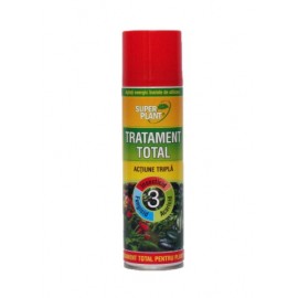 Super Plant, Spray Tratament Total Actiune Tripla pentru plante, 250 ml.