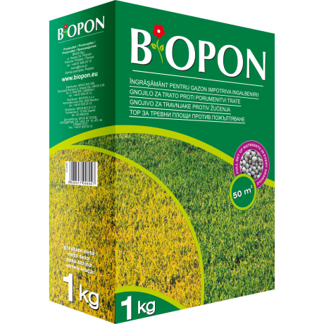 BIOPON ingrasamant gazon anti-ingalbenire 1 kg