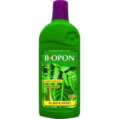 BIOPON ingrasamant plante verzi 0,5 l