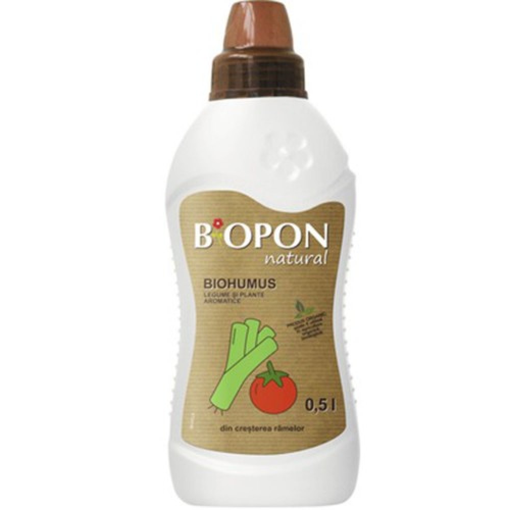 Biopon natural BioHumus legume-plante aromatice 0.5l