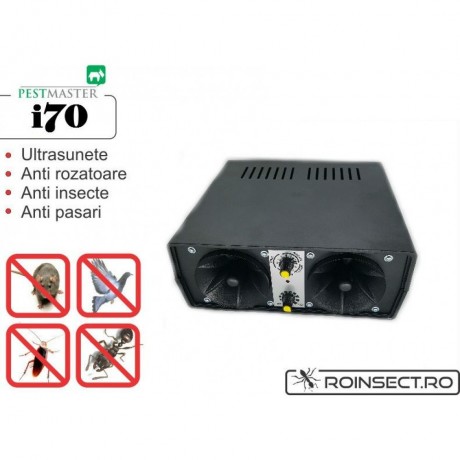 Aparat ultrasonic industrial Pestmaster i70 - impotriva soarecilor, sobolanilor, pasarilor si insectelor