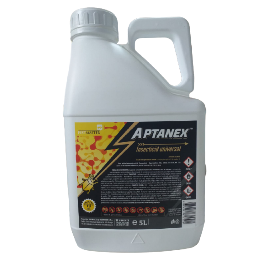 Insecticid concentrat impotriva mustelor, tantarilor, viespilor Aptanex FORTE 5l.