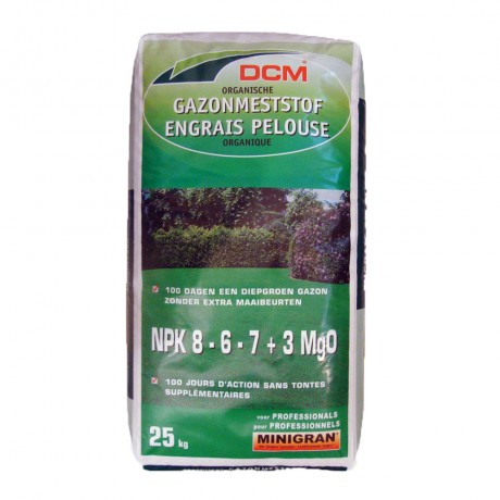 Fertilizant pentru gazon NPK 8-6-7+3 MgO (25 Kg.)