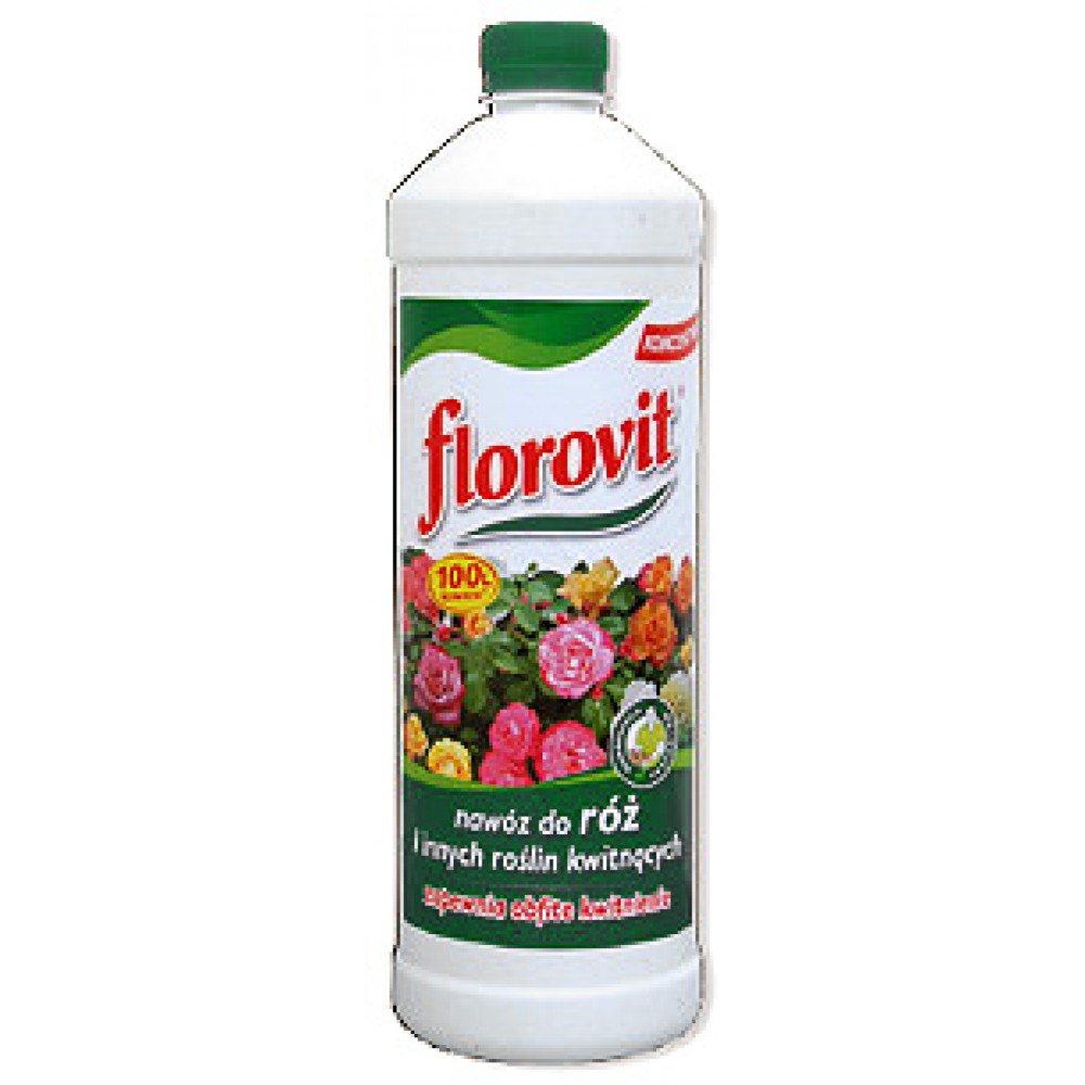 Florovit - Ingrasamant specializat lichid pentru trandafiri si alte plante cu flori 1l.