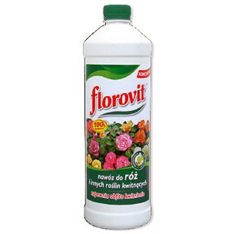 Florovit - Ingrasamant specializat lichid pentru trandafiri si alte plante cu flori 1l.