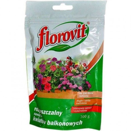 Ingrasamant solubil pentru flori de balcon Florovit 200gr  