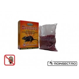 Biokett rodenticid sub forma de boabe de cereale impregnate  (200gr.)