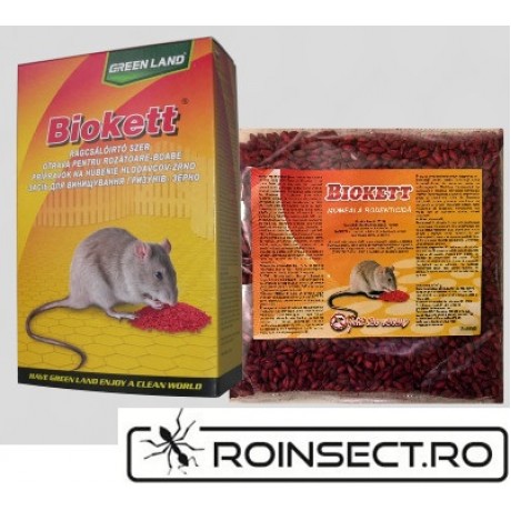 Biokett Pak rodenticid sub forma de boabe de cereale impregnate (200gr.)