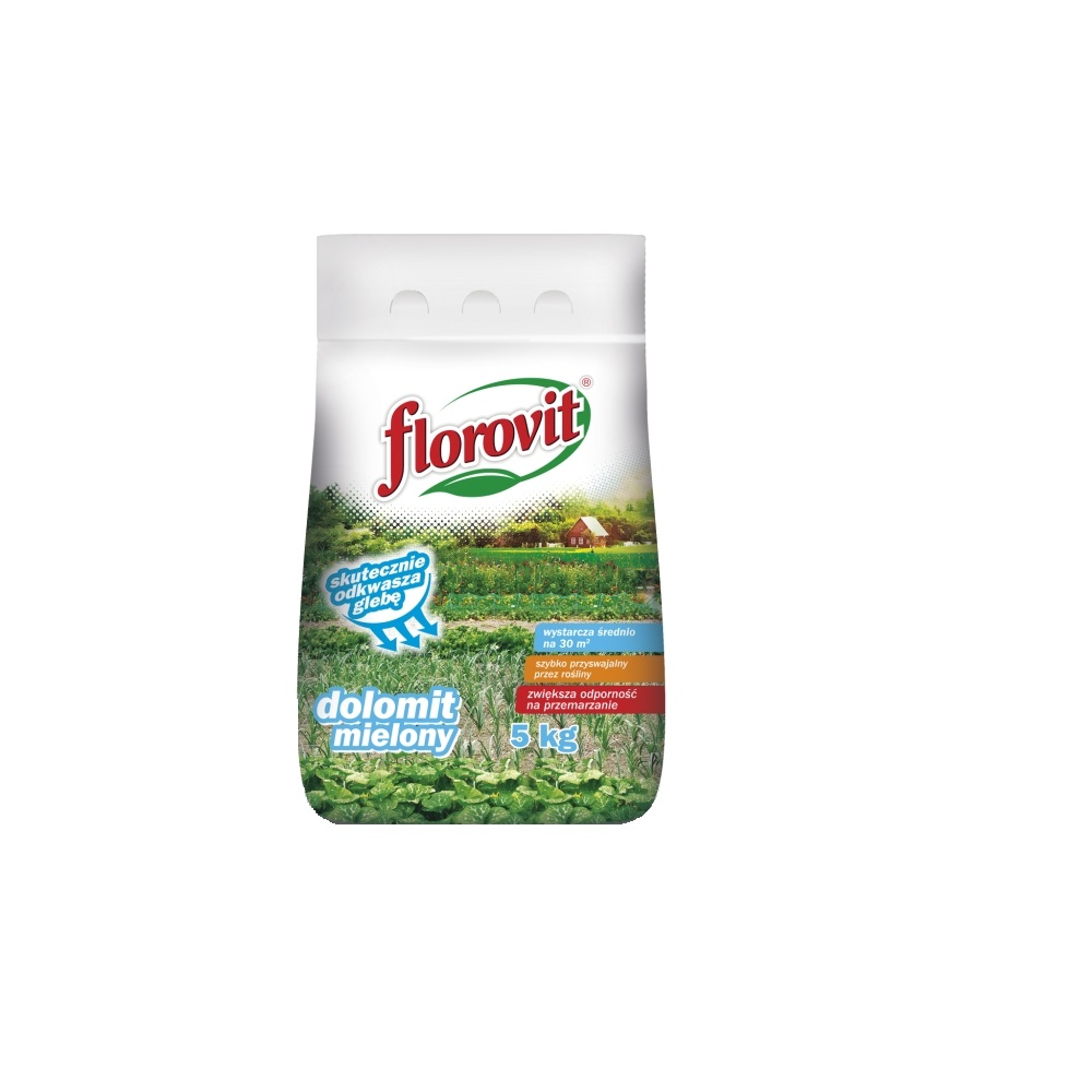 Ingrasamant specializat granulat Florovit Dolomita 5kg.