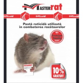 Pasta raticida rosie pentru combaterea soarecilor si sobolanilor MasterRat 100gr