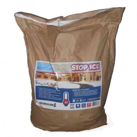 STOP ICE-produs biodegradabil pentru prevenire/ combatere gheata 25kg