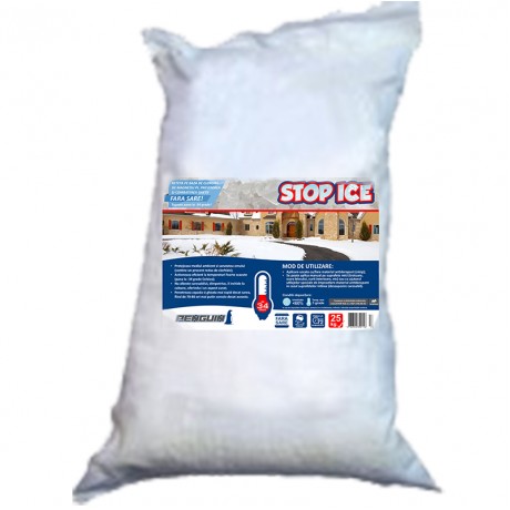 STOP ICE-produs biodegradabil pentru prevenire / combatere gheata 25kg