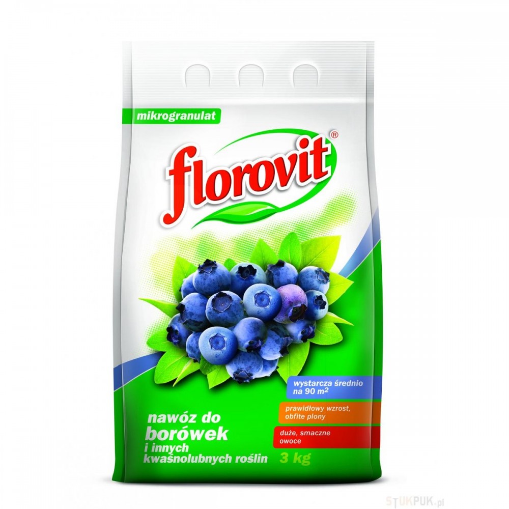 Florovit ingrasamant specializat granulat pentru afine/rhododendroni 3kg.