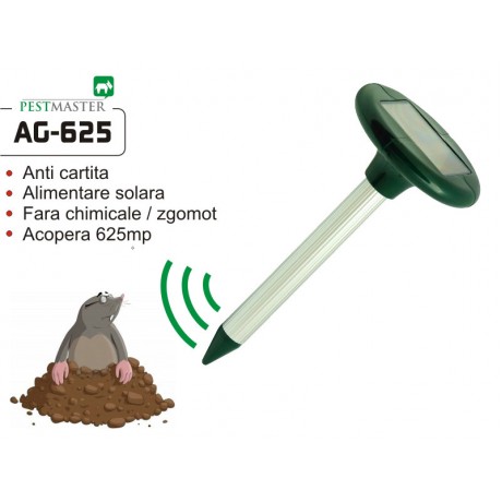 Pestmaster AG625 - Dispozitiv anti cartite cu alimentare solara (-46% reducere)