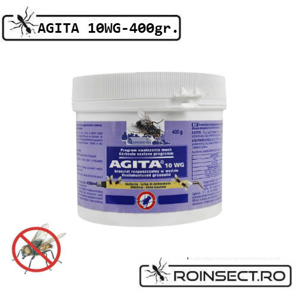 Insecticid impotriva mustelor AGITA 10WG - 400gr.