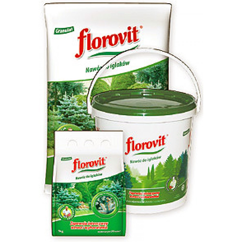 Florovit - Ingrasamant specializat granulat pentru conifere 1kg.