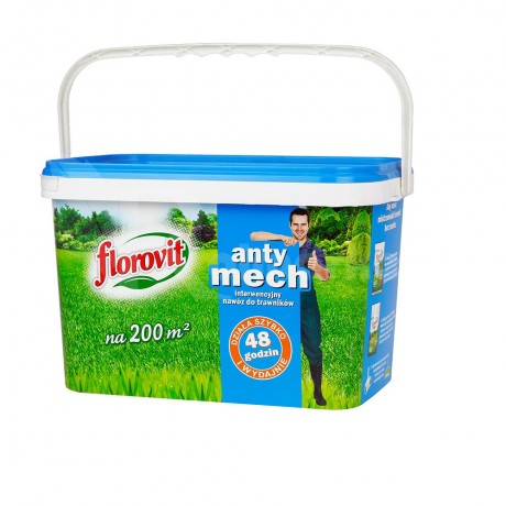 Florovit - Ingrasamant specializat granulat de urgenta pentru gazon (antimuschi) 4kg.