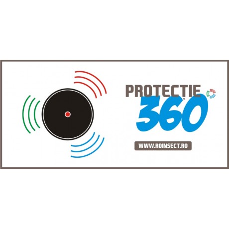 Aparat cu ultrasunete impotriva soarecilor si gandacilor cu emitere frecventa pe 360 grade - 370 mp