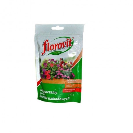 Ingrasamant solubil pentru flori de balcon Florovit 200gr  