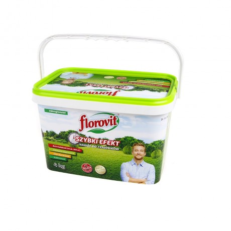 Ingrasamant specializat granulat Florovit pentru gazon cu efect rapid 4kg.