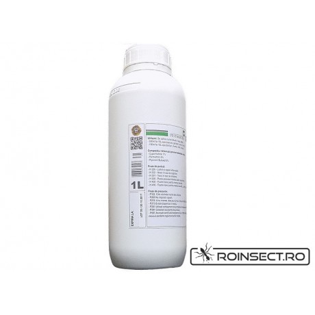 Insecticid profesional impotriva gandacilor, puricilor, mustelor, tantarilor, furnicilor - Cypertox FORTE 1l.