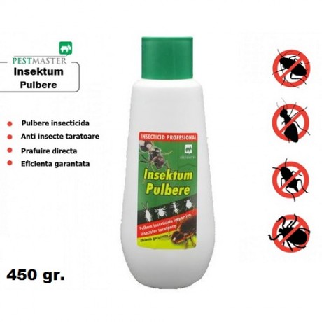 INSEKTUM PULBERE 450g, Pulbere insecticida impotriva insectelor taratoare