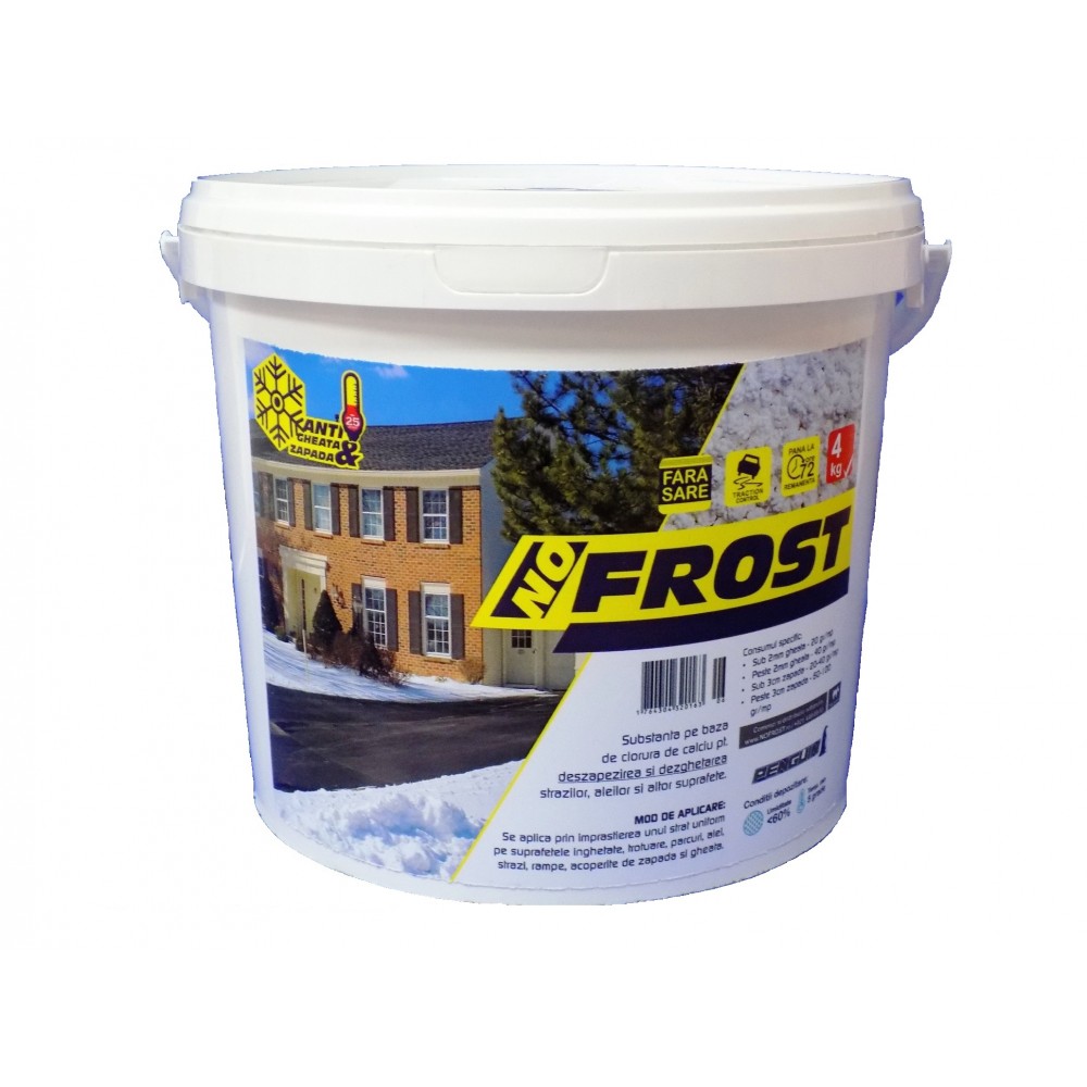 NO FROST 4kg - prevenire si combatere gheata