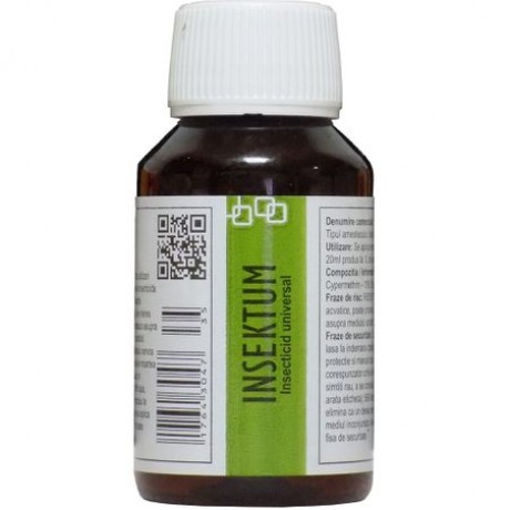 Oferta! Pachet solutie insecticida profesionala, formula concentrata, Pestmaster INSEKTUM FORTE 100ml. x 5buc.