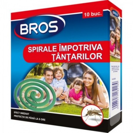 Spirale impotriva tantarilor (efect imediat) Bros, 10buc. (012)