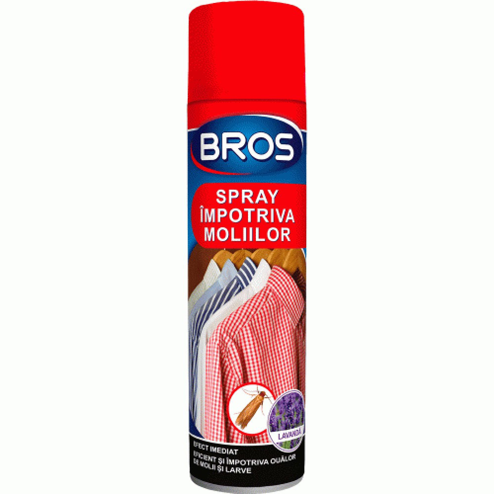 Spray impotriva moliilor Bros, 150 ml. (033)