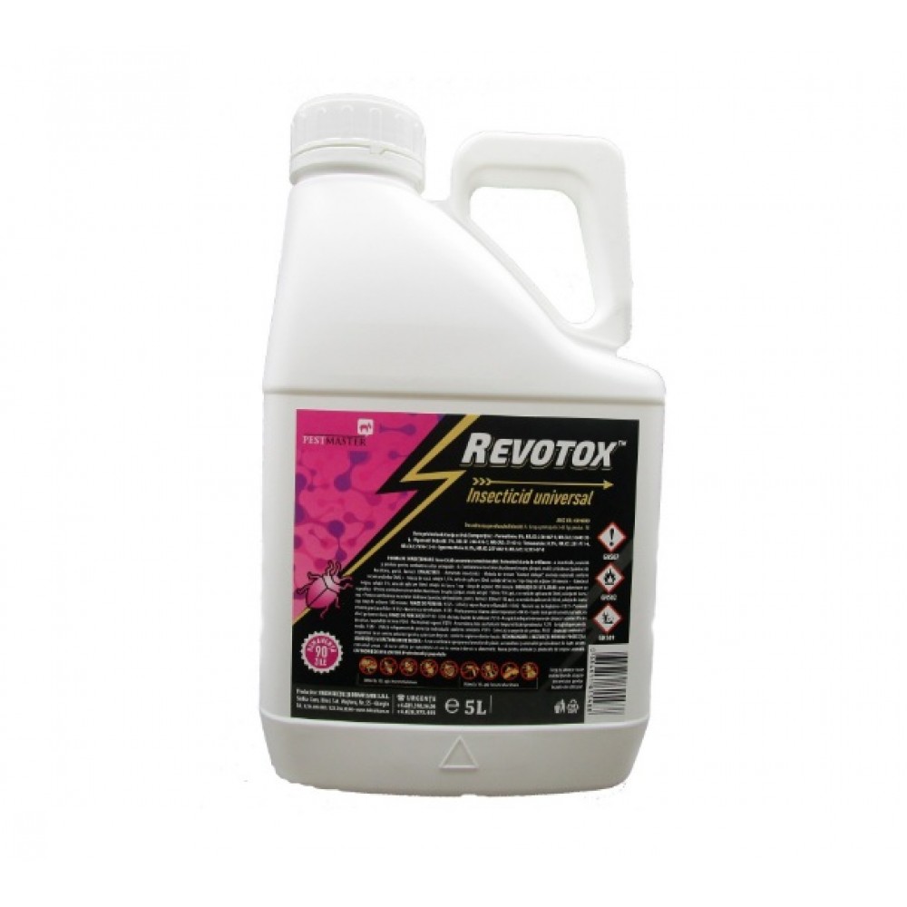 REVOTOX, solutie pentru dezinsectie profesionala, elimina gandaci, 5l