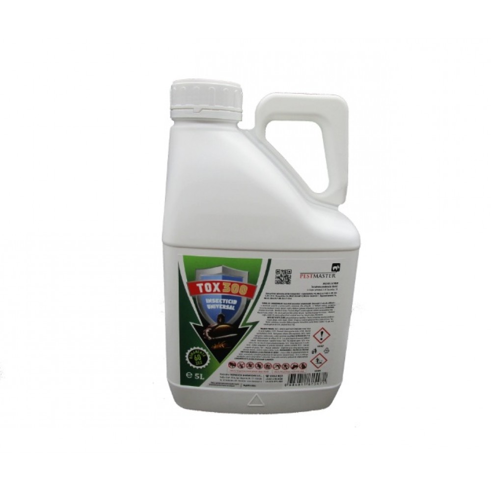 TOX 300 FORTE, insecticid concentrat, universal, combate insectele taratoare si zburatoare, 5l.